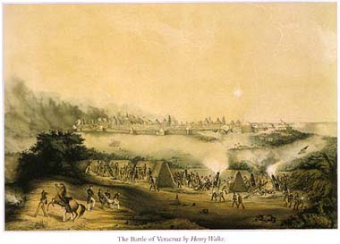 La batalla de Veracruz por Henry Walke Museo Amon Carter, Fort Worth